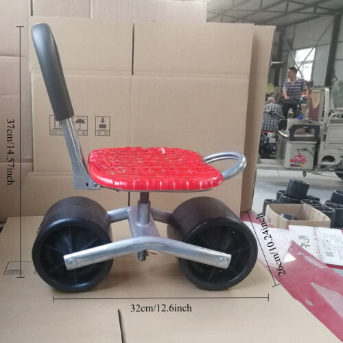 Garden Sled Cart with Two Wheels 2