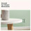 Minimalist Round White Coffee Table - Small and Space-Saving 8