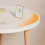 Minimalist Round White Coffee Table - Small and Space-Saving 9