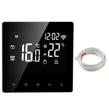 Termostato inteligente con control preciso de temperatura, Wi-Fi y pantalla táctil LCD, termostato semanal programable para el hogar, la oficina y