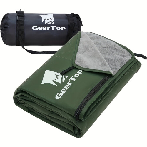 Outdoor Stadium Blanket Thick Warm Windproof Camping 1