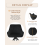 (Black, Set of 2) GOEURVANT Dining Chairs 12