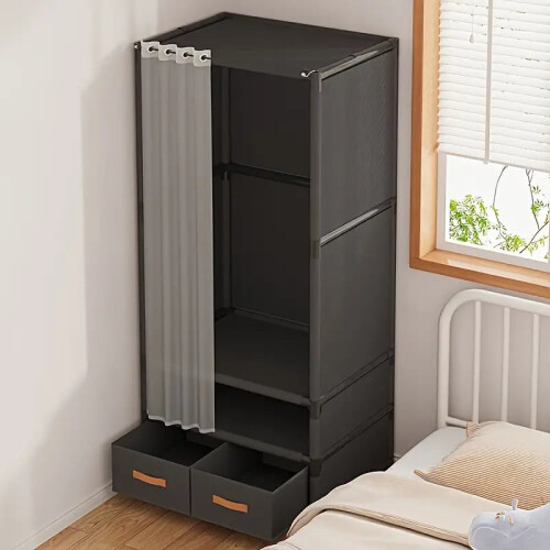 Foldable Drawers and Wardrobe Storage Cabinet - 2 Drawers 1