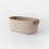 Cotton Woven Basket with Leather Handle 1 Pack 1