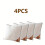 High-Rebound White Throw Pillows Set (4 pcs) 2
