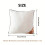 High-Rebound White Throw Pillows Set (4 pcs) 6