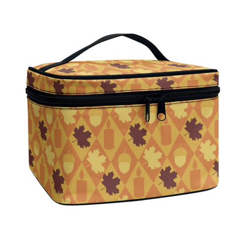 Τσάντα διοργανωτή μακιγιάζ ταξιδιού Maple Leaves Multipurpose από πολυεστέρα για γυναίκες, 1