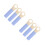 6Pièces De Balai Bleu Ciel Fixation Facile 6