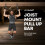 Wall-Mounted Stainless Steel Pull-Up Bar Black 3