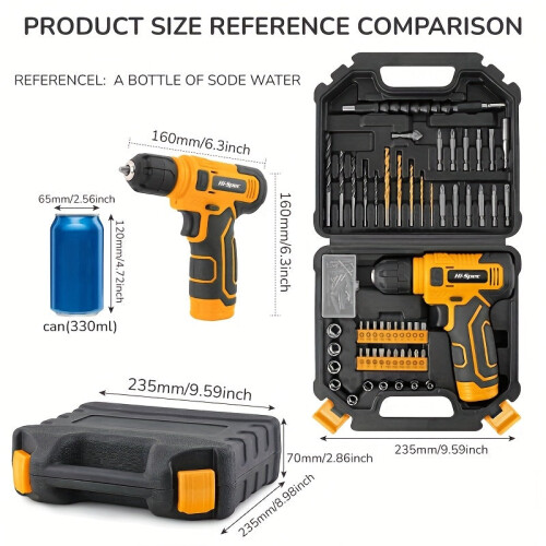 Electric Repair Tool Kit with 8V Cordless Driver 1