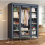 Metal Storage Wardrobe with Steel Frame (12-Tier) 5