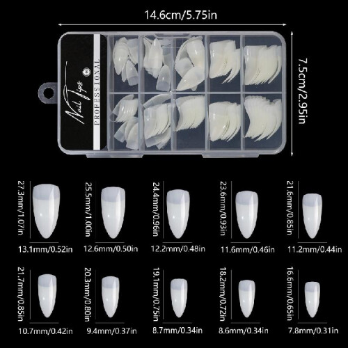 100Pcs Half Cover Nail Tips Eagle Claw False Nails Tips Nail Extension 2