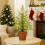 Pre-Lit 2ft Mini Christmas Tree Green Nordic Spruce with 7
