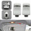 Sun Visor Holder Clip Grey MR654343 for Mitsubishi Lancer 2