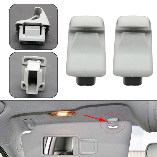Sun Visor Holder Clip Grey MR654343 for Mitsubishi Lancer 1
