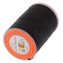 Black Waxed Cord for Jewelry Making 3/2/1 PCS