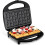 Dual Non-Stick Belgian Waffle Maker, 750W, Auto Temp Control, LED, Cool-Touch Handle, Easy Clean 1