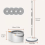 Spin Mop with Bucket & 4 Reusable Pads 4