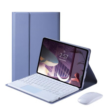 Keyboard Case with Mouse Compatible with Lenovo Tab M11 11-inch (2024), Folio Cover with Magnetic Detachable Wireless Keyboard