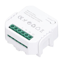 Consommateur d'énergie intelligent avec moniteur de puissance Wi-Fi monophasé 100-240V, blanc PJ-1203-W