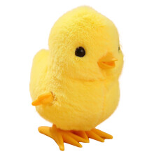 Wind-Up Toy Plush Flip Puppy Chicken Bird Robot Dog 1pc