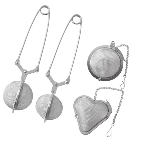 Tea Infuser Stainless Steel 4Pcs 1.8In 1