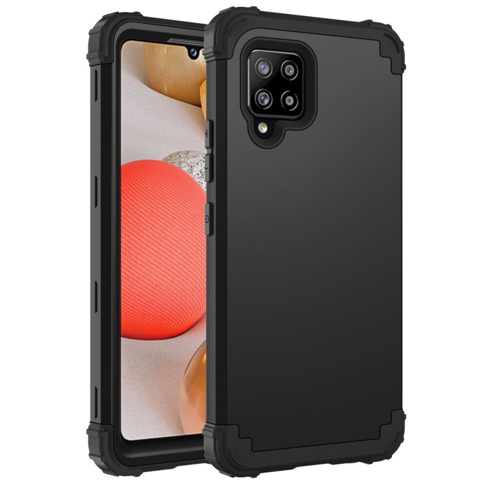 For Compatible With Samsung Galaxy A42 5G Case, Dual Layer Slim Heavy Duty Hybrid Rugged Shockproof Anti-Scratch Protective Back Phone Cover 9152228646032