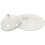 Ceramic Tableware Set White Gold Round 11.8x6.1x4.1 in 1