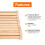 Pine Wood Sauna Headrest Ergonomic Spa Pillow Set 5