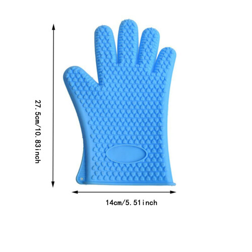 Luvas de silicone para confeitaria com isolamento térmico para altas temperaturas (pacote com 2) 1