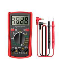 1999-Count Digital Multimeter with Auto AC/DC Voltage/Current, Diode/Continuity Test, Overload Protection – Pocket-Sized for Lab, Workshop, Home,