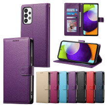 Leather Wallet Phone Case Compatible with Samsung Galaxy A73, A53, A33, A23, A13, A72, A52, A32, A22, A12, A71, A51, M13, M23