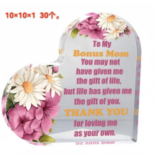In Stock New Valentine's Day Love Transparent Acrylic Mother's Day Father's Day Table Decorations Ornaments