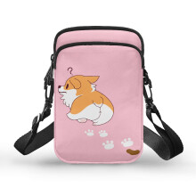 Corgi Wonder Crossbody Kleine Umhängetasche für Erwachsene, Polyester-Umhängetasche mit verstellbarem Riemen