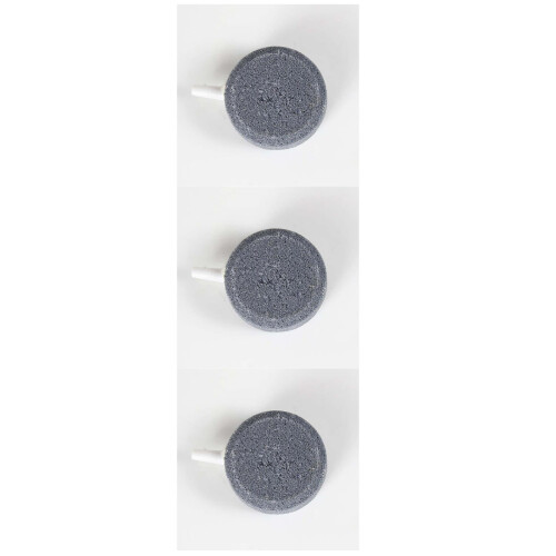 3Pcs Grey Bubble Disk Stones Oxygen Plates for Aquarium Pump Usage