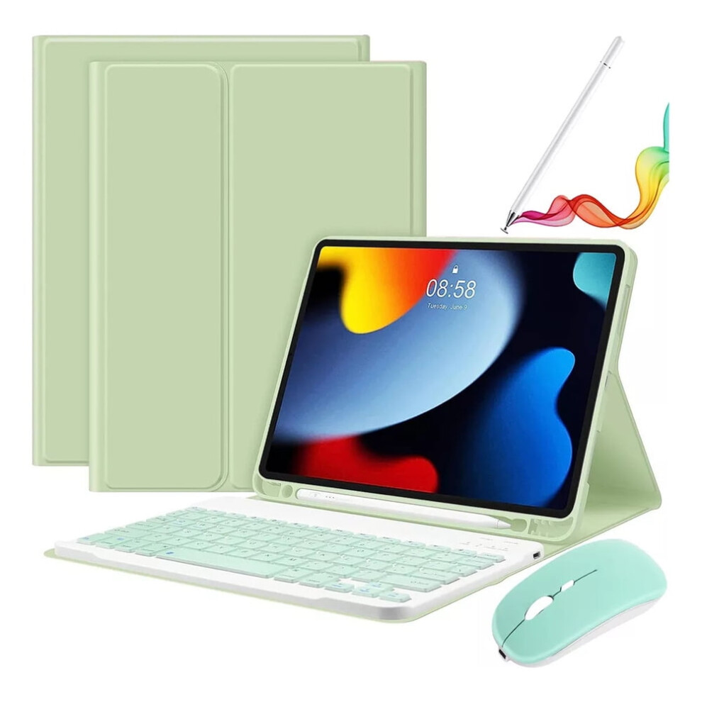 Ipad 9Th/8Th/7Th Gen 10.2-Inch Case With Keyboard Mouse 900223325457