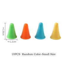 10PCS Knitting Needles Point Protectors Knit Needle Tip Covers Non-slip Leather Plug Rubber Stick Needle Cap For Beginners 1.2*1.8cm
