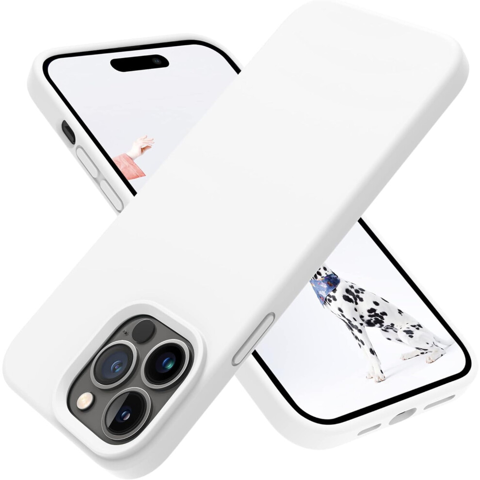 Silicone Soft Case Designed For Compatible With Iphone 11 Pro Max Shockproof Durable Slim Fit, White 9152228647480