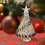 Glass Ornaments Holiday Decor Set 6 pcs 5