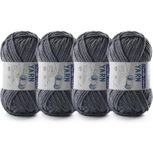 2 Pac Chenille Yarn for Crocheting - Fluffy Yarn for Crochet, Baby Yarn for Crocheting Soft Blankets - Weight Per Roll 50g/1.76oz, Length 60m/65yard