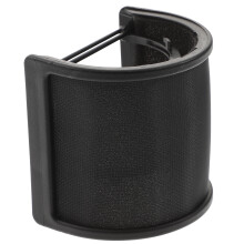 Metal Pop Filter for Microphone with Wind Protection and Easy Assembly