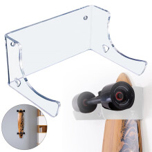 Wall Hangs,1 Set Skateboard Holder Reusable Strong Bearing Force Simple Skateboard Wall Mount Hanger