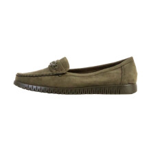 Ballerina de Couro Super Moda - Verde
