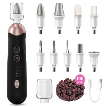 9-in-1 Cordless Nail Drill Kit - Professional Manicure & Pedicure Set with 100 Drill Bits & Sanding Bands
