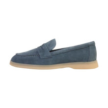 Mocassin Cuir The Divine Factory Alénoa - Bleu