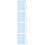 40Stk Blaue Slide Binder Für , Schule Und 9