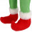 Stuffed Elf Legs Ornament Green Christmas Decoration 3
