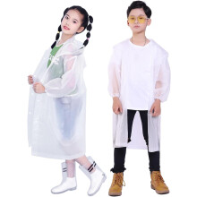 Kids Rain Jacket, 2 Pack Rain Ponchos for Kids - Reusable Raincoats for Boys and Girls Waterproof Outdoor Rain Gear