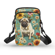 Crossbody-Umhängetasche mit Doppelreißverschluss für Damen, ideal für Outdoor-Aktivitäten, Reisen und den täglichen Gebrauch. Maße: Polyester,
