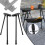 Folding Camping Table Legs - Adjustable Metal 4